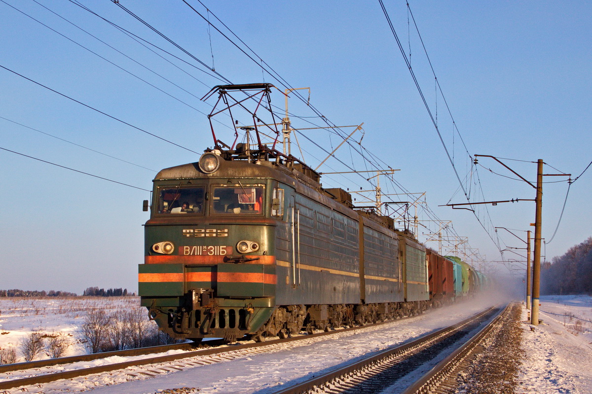 Прием локомотив. Вл11м. Вл11.