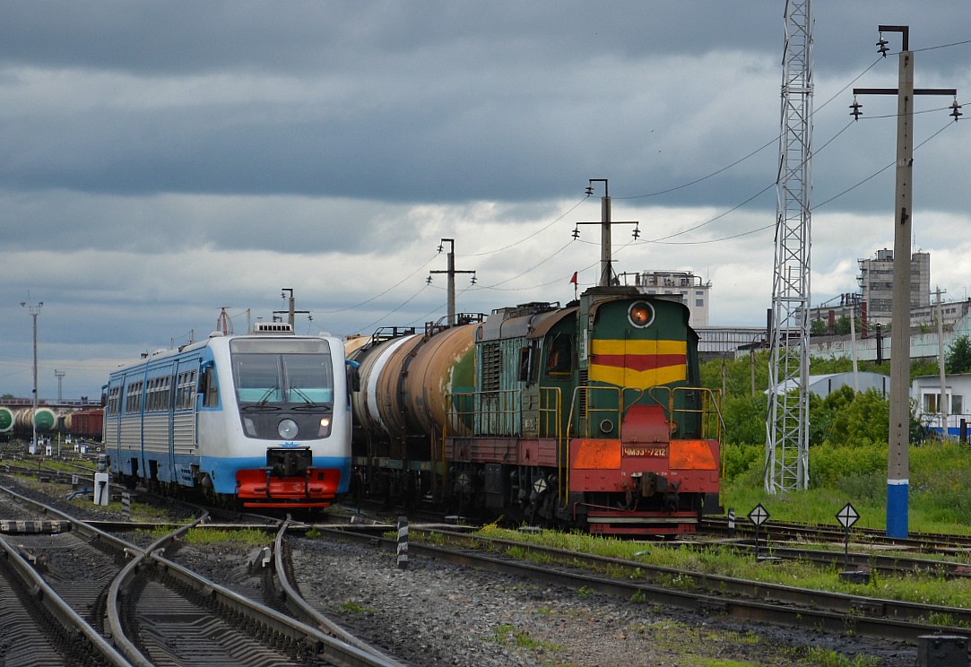 РА2-012; ЧМЭ3Т-7212 — Фото — RailGallery