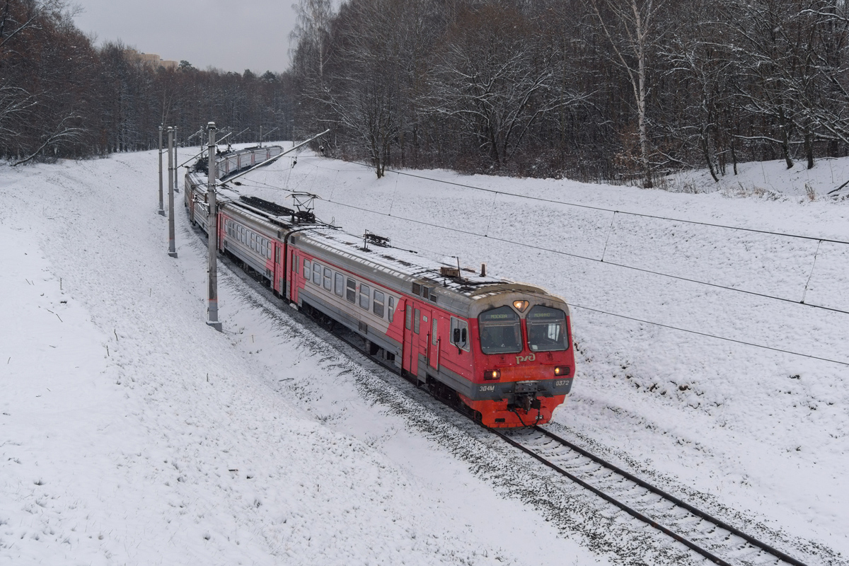 Направление электрички подлипки дачные. Эд4м 0372. Эд4м 372 Галилео. Перегон Подлипки дачные Мытищи. Электропоезда Мытищи зимой.