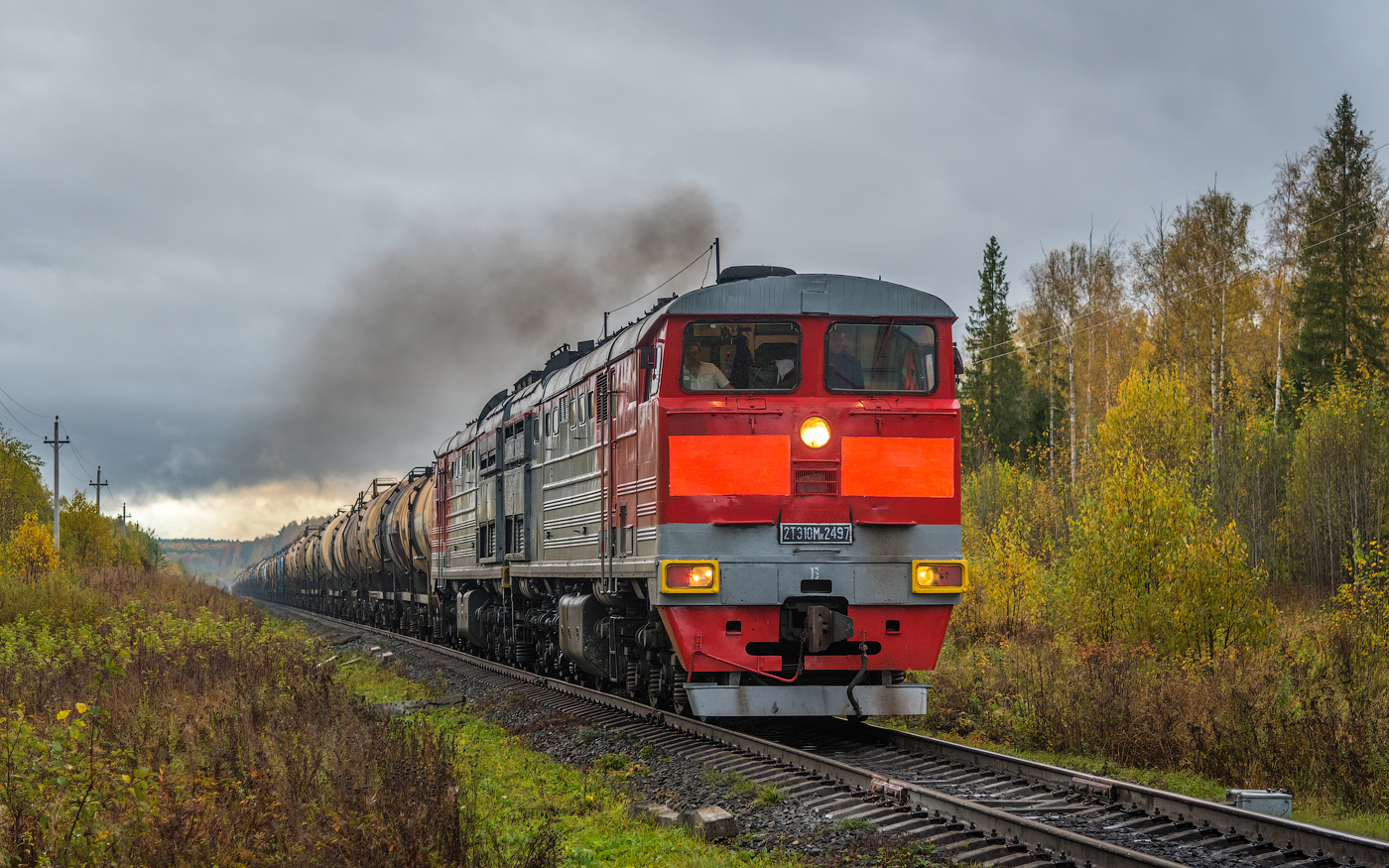 Тепловоз везет состав. 2тэ10мк-кн кабина. 2тэ10мк 0882. 2тэ10в-4858. 2тэ10мк-0917.