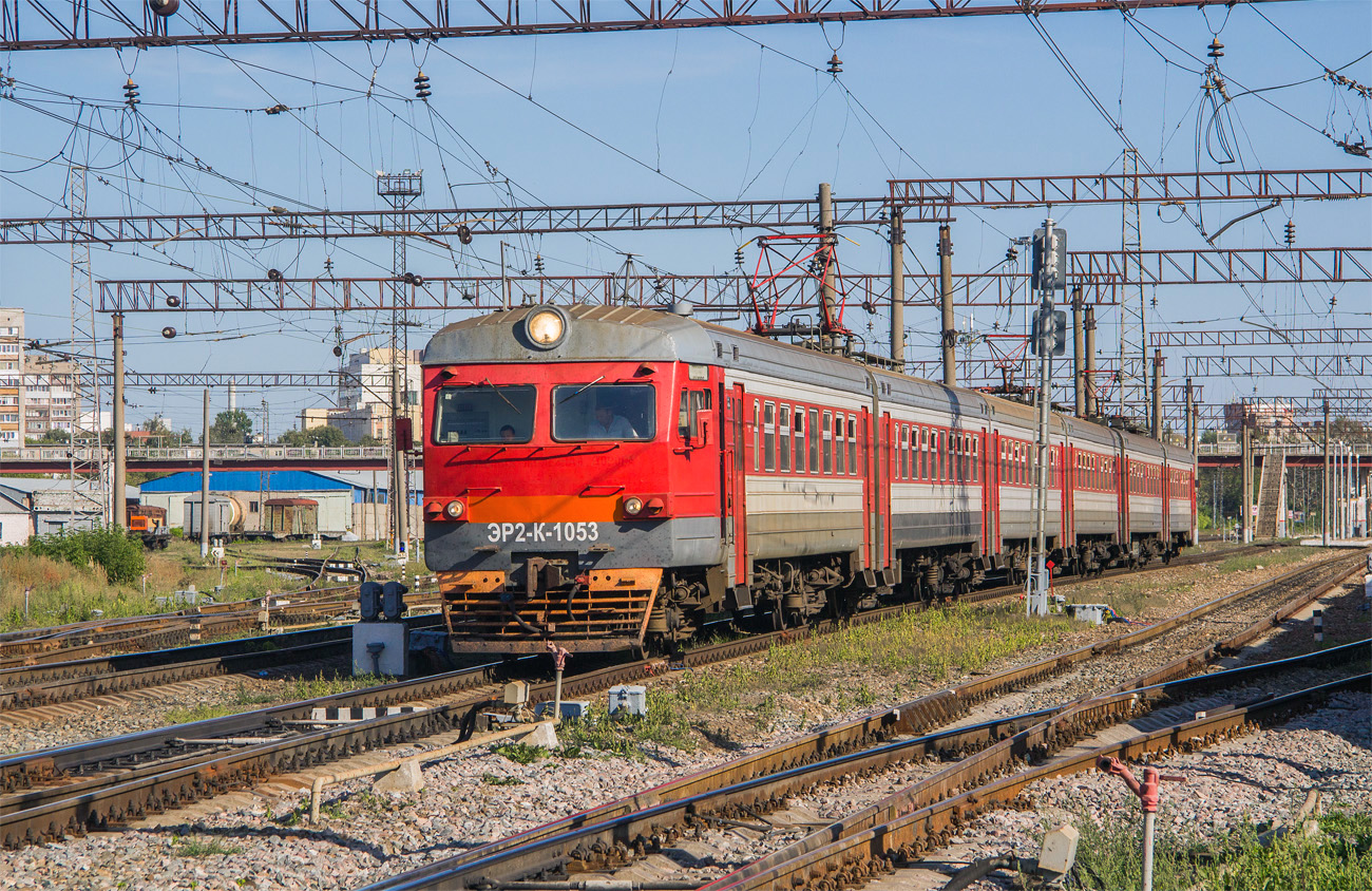 Узуново рязань на завтра. Эр2к 1053 Рязань 1. Электричка Рязань 1 Узуново. Электричка Рязань Узуново.