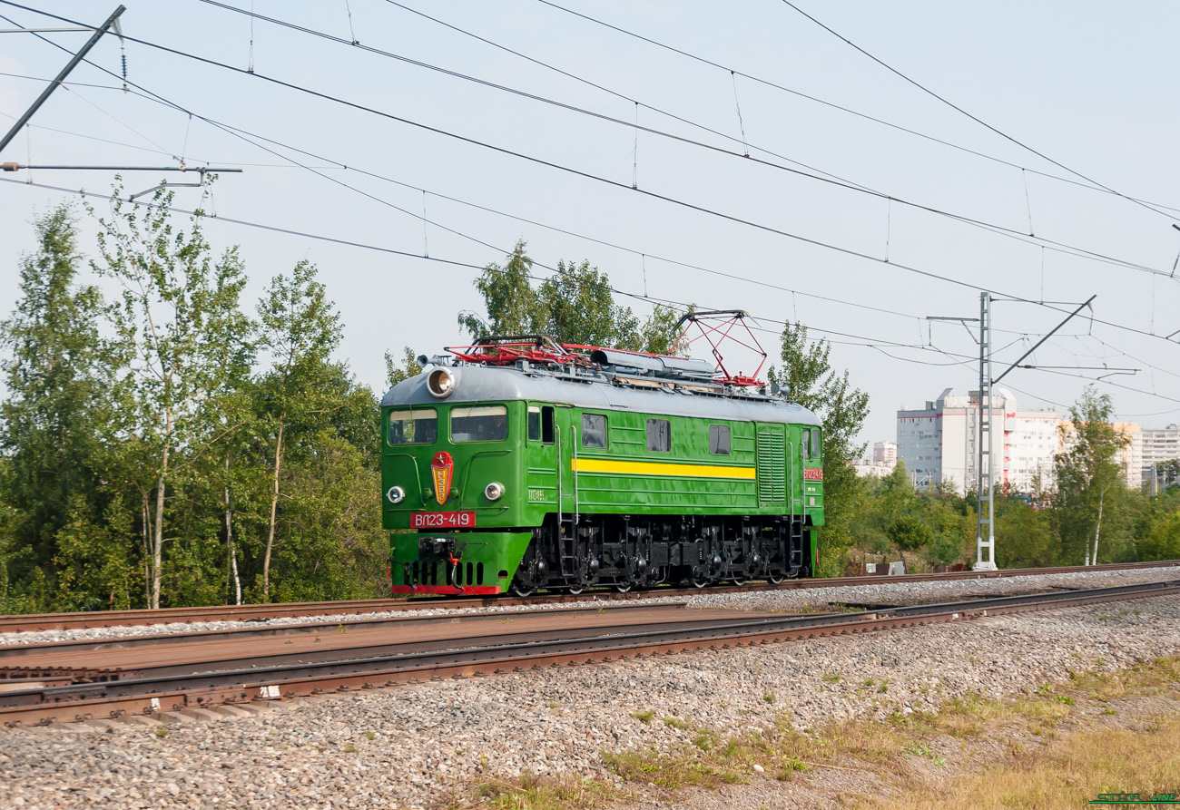 ВЛ23-419; Московская железная дорога — VI Международный железнодорожный салон "ЭКСПО 1520" 2017