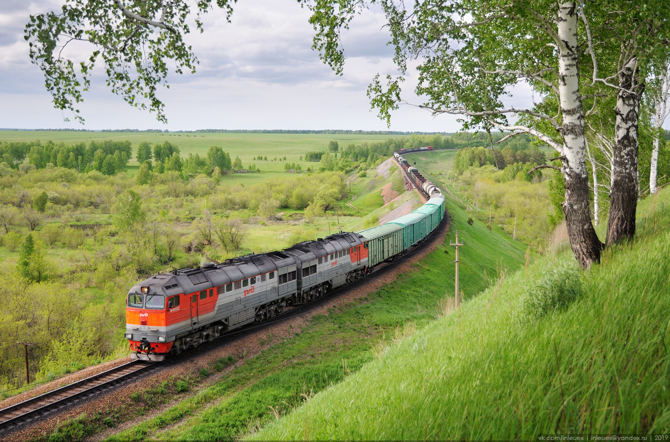 Тепловоз пассажирский Красноярская железная дорога