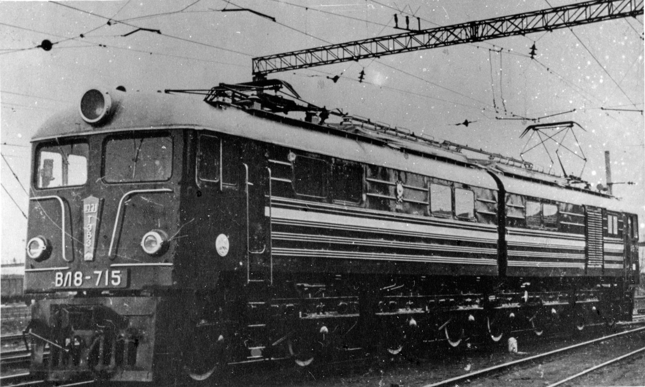 ВЛ8-715; Georgian Railway — Old photos