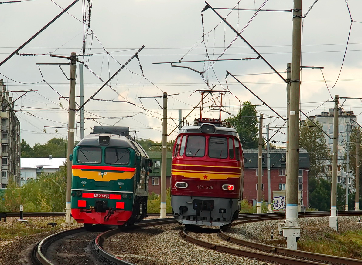 М62-1396; ЧС4-226; Moscow Railway — The 5th International Rail Salon EXPO 1520