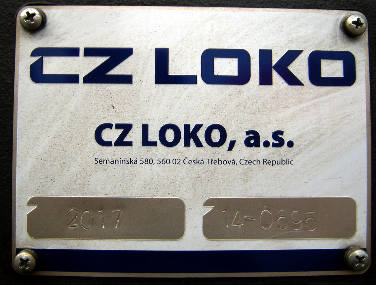 2M62UM-0116; LDZ - Latvijske željeznice — Number plates