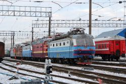 ЧС2К-743 (Kuybyshev Railway); ЧС2К-705 (Kuybyshev Railway); ЧС2Т-1024 (Kuybyshev Railway); ЧС2Т-977 (Kuybyshev Railway); ЧС2Т-1012 (Kuybyshev Railway)