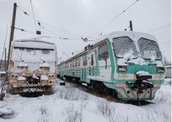 ЭПЛ2Т-003 (SUE DPR Donetsk Railway); ЭД4М-0223 (SUE DPR Donetsk Railway)