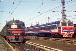 ЭР2-462 (Sverdlovsk Railway); ЭД6-0001 (Moscow Railway)