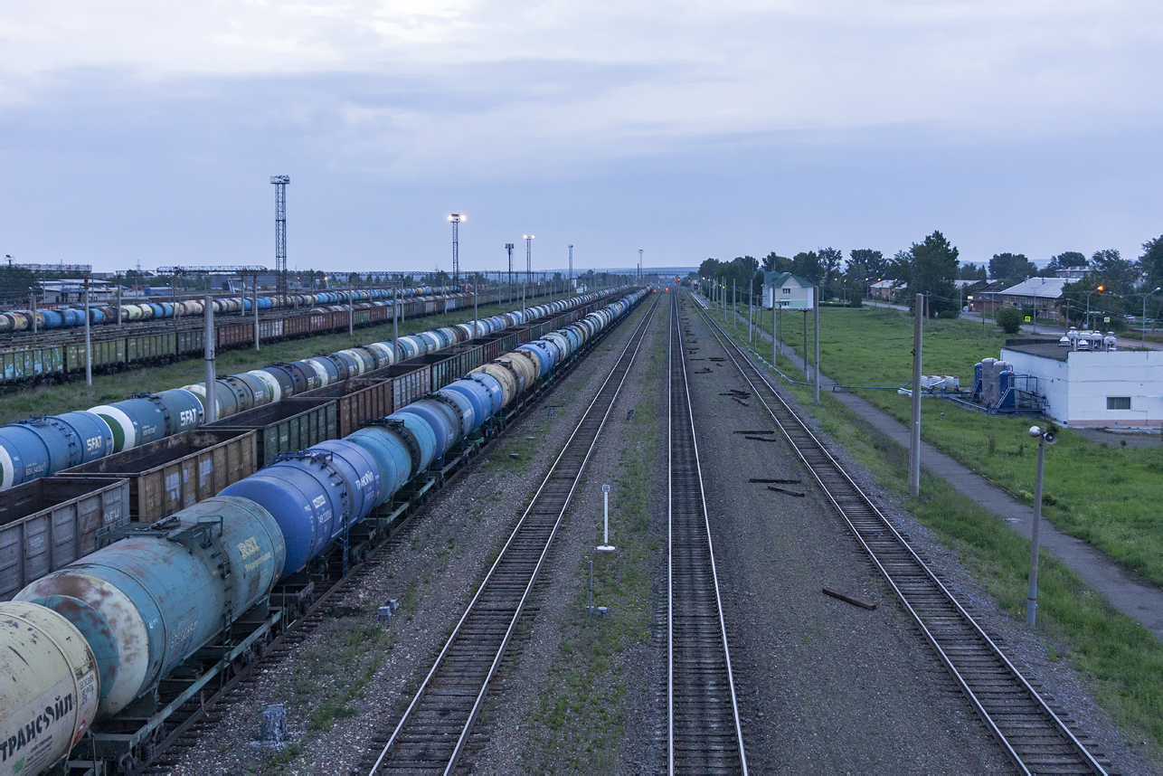 Krasnoyarsk Railway — Stations and lanes