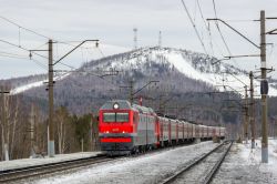 2ЭС6-826 (South Urals Railways); ЭТ2М-093 (Sverdlovsk Railway); ЭД4М-0125 (Sverdlovsk Railway)