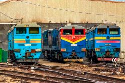 2ТЭ10МКкн-0925 (Казахстанские железные дороги); 2ТЭ10МК-0572 (Казахстанские железные дороги); 2ТЭ10МК-0791 (Казахстанские железные дороги)