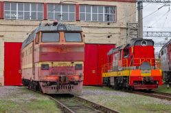 ЧС2Т-1057 (October Railway); ЧМЭ3Т-6261 (October Railway)