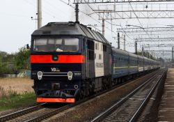 ТЭП70-0154 (Pivdenna Railway)