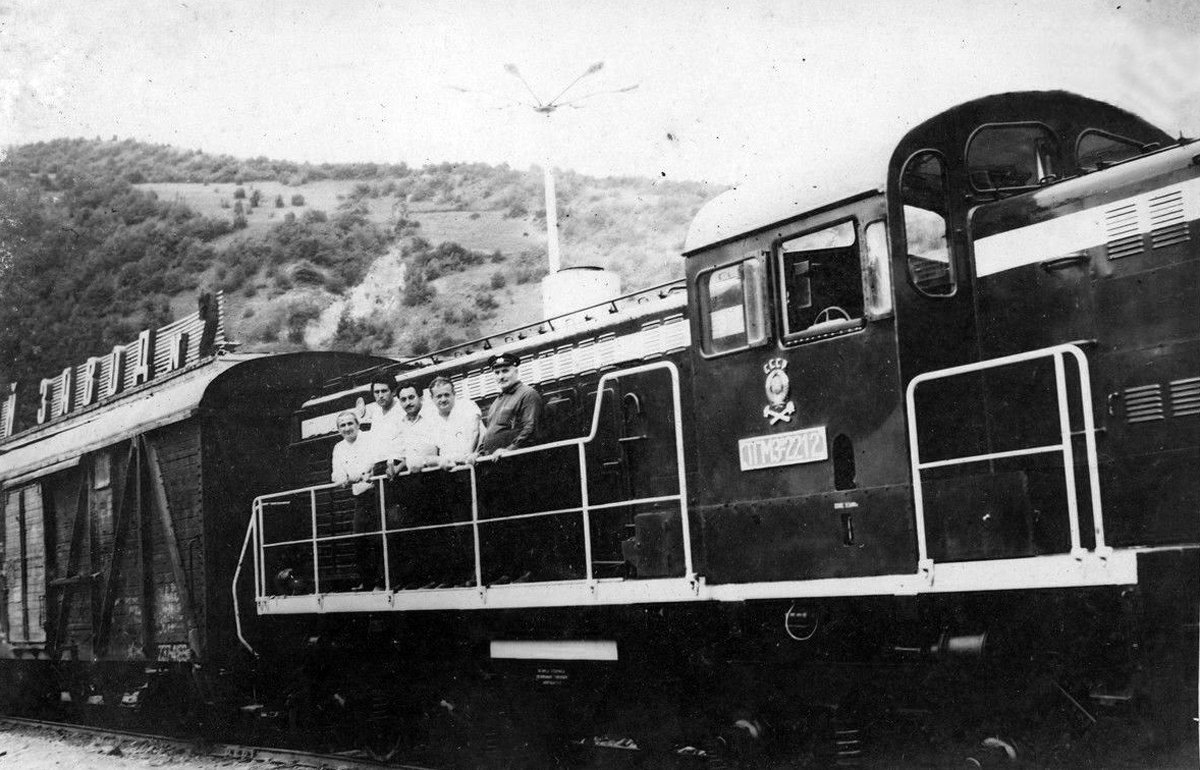 ТГМ3Б-2212; Georgian Railway — Old photos