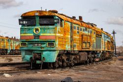 2ТЭ10М-1018 (Казахстанская железная дорога)