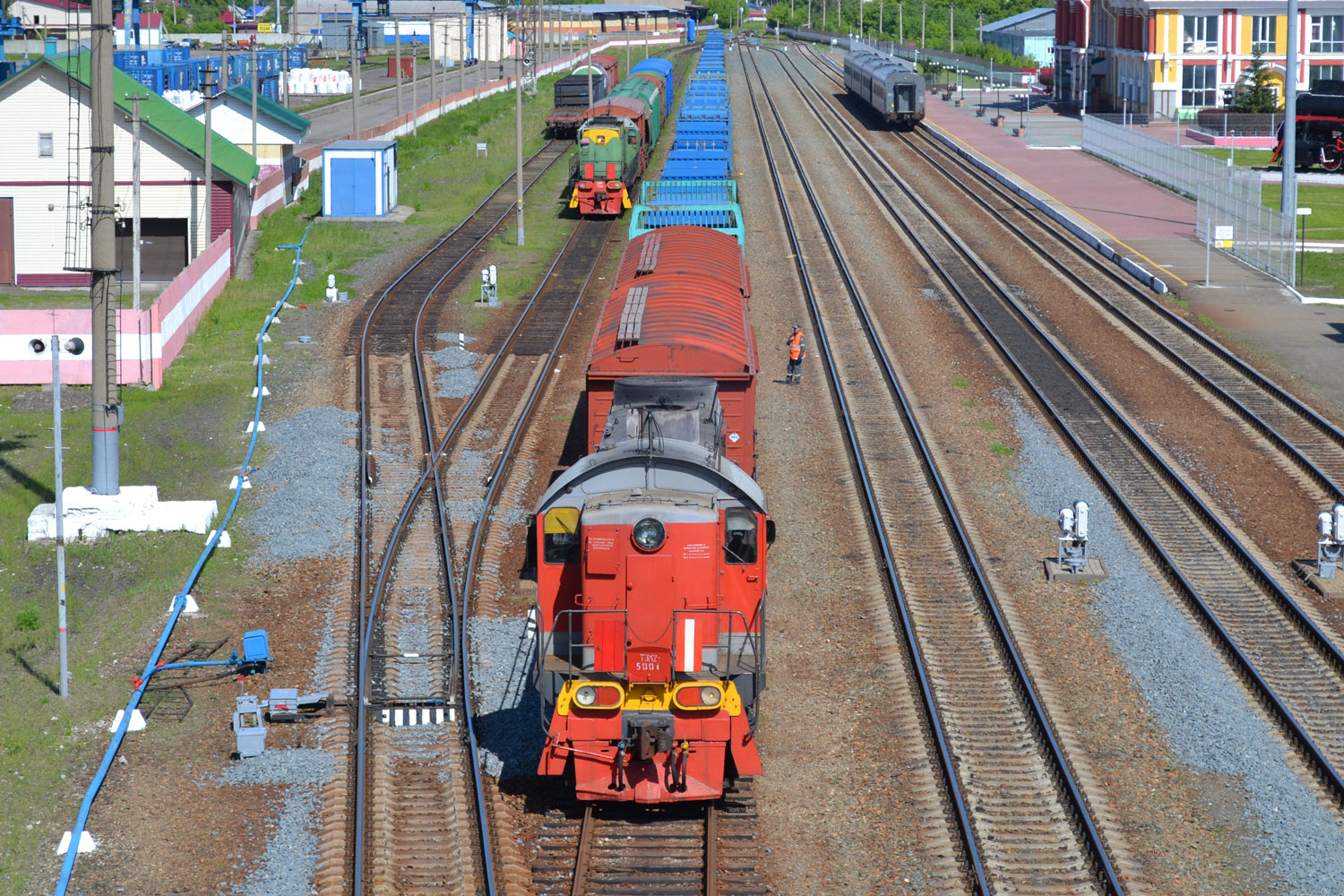 ТЭМ2-5001; Zapadnosibirska željeznica — Stations & ways