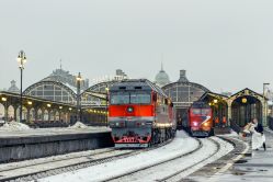 ТЭП70-0362 (Октябрьская железная дорога); ТЭП70БС-025 (Октябрьская железная дорога)