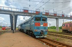 ЭД4М-0045 (Novorossia Railway); ЭР2Т-2202 (Novorossia Railway); 2ТЭ116-1623 (Novorossia Railway)