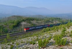 2ТЭ10МК-3076 (East Siberian Railway)