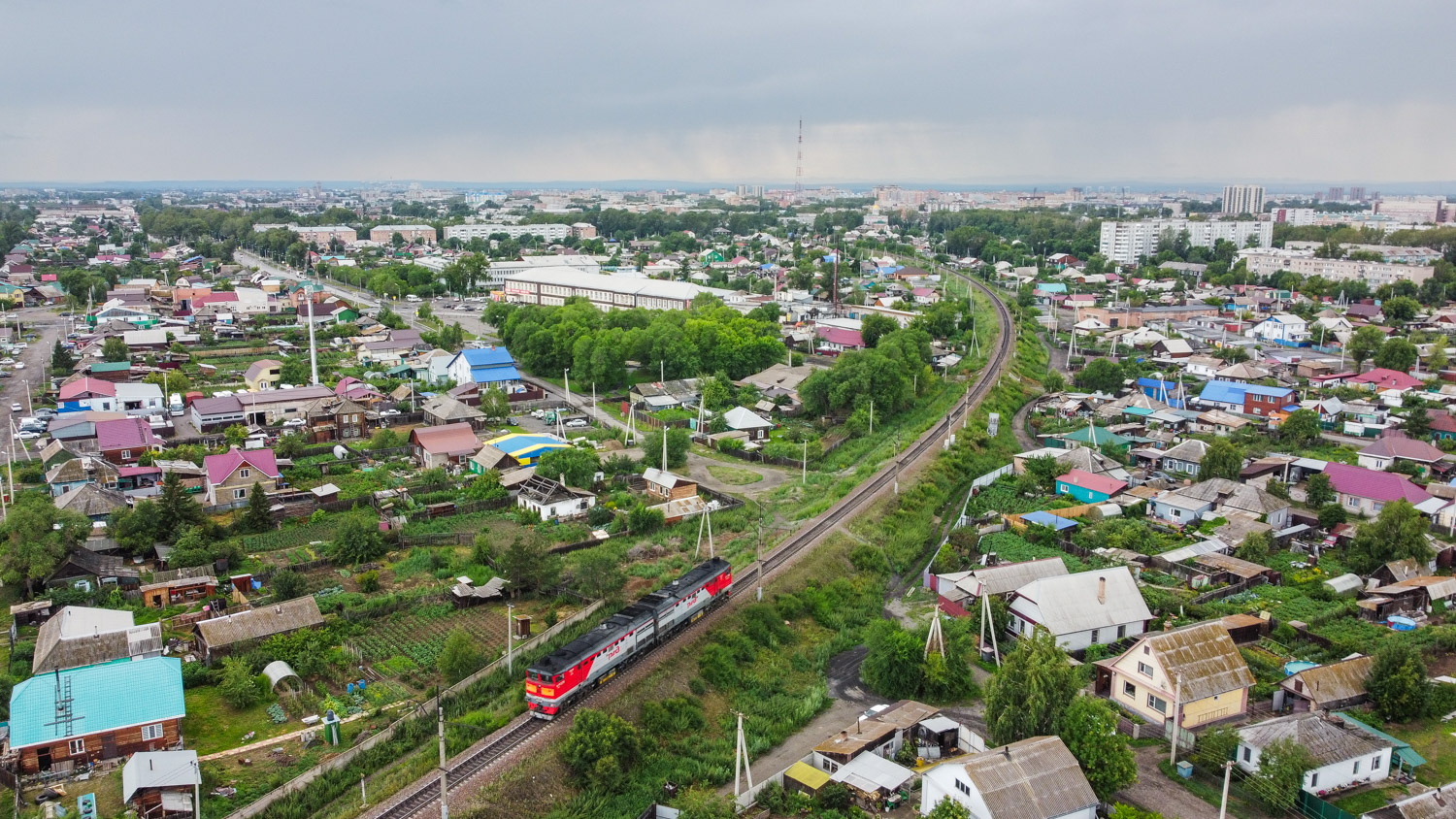 Krasnoyarsk Railway — Stations and lanes