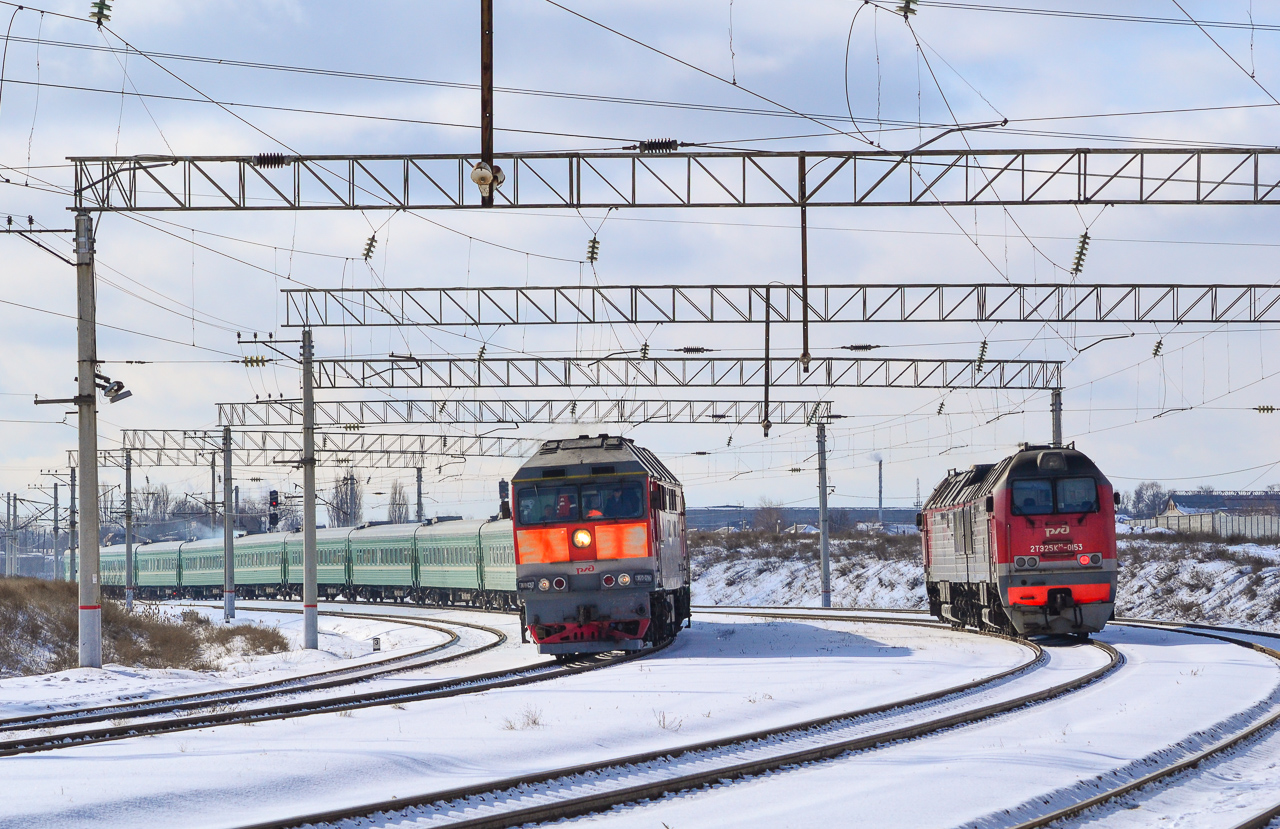 ТЭП70-0387; 2ТЭ25КМ-0153