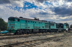 2ТЭ10М-3498 (Kazakhstan Temir Zholy)