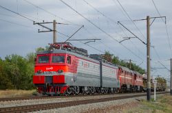 2ТЭ116-1238 (Crimea railway); ВЛ11.8-715 (North Caucasus Railway)