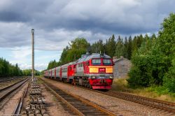 ДМ62-1843 (October Railway); ЭТ2-023 (October Railway)