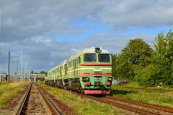 2М62У-0282 (Латвия, частные перевозчики); 2М62У-0125 (Латвия, частные перевозчики); ЧМЭ3-4211 (Латвия, частные перевозчики)