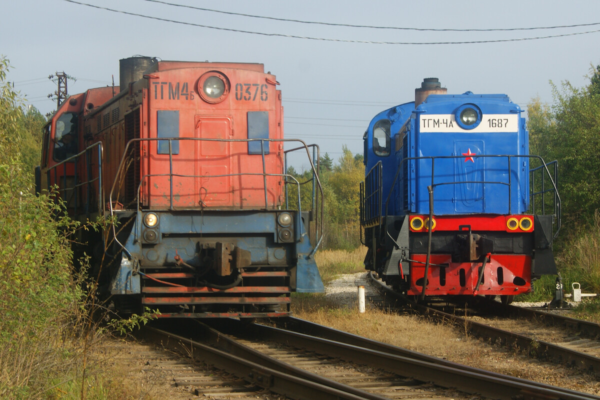 ТГМ4Б-0376; ТГМ4А-1687