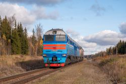 2ТЭ116УД-029 (Sjeverna željeznica); 2ТЭ116У-0054 (Oktobarska željeznica)