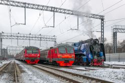 П36-0027 (Московская железная дорога); ЭД4М-0459 (Московская железная дорога); ЭД4М-0182 (Московская железная дорога)
