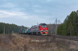 2ТЭ25КМ-0504 (Gorky Railway)