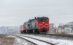 2ТЭ10У-0433 (Kuybyshev Railway); 2ТЭ10У-0384 (Kuybyshev Railway); ПОМ1М-112 (Kuybyshev Railway)
