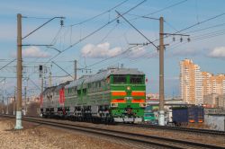 2ТЭ116-1741 (Oktobarska željeznica); 2ТЭ116-1299 (Oktobarska željeznica)