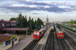 ТЭП70БС-093 (Kuybyshev Railway); 2ТЭ25КМ-0399 (Kuybyshev Railway)