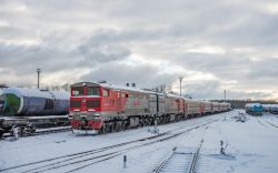 2ТЭ10МК-2208 (Sjeverna željeznica); ЭР2Р-7088 (Moskovska željeznica); 2ТЭ10МК-2100 (Sjeverna željeznica); ЭД4-000602 (Moskovska željeznica); ЭД4-0005 (Moskovska željeznica)