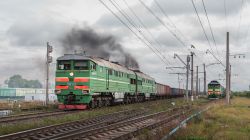 2ТЭ116-1741 (October Railway); 2ТЭ116-1232 (October Railway)