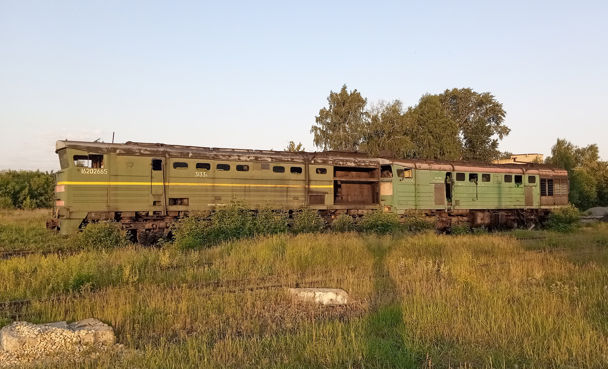 2ТЭ10М-3133; 2ТЭ10У-0002