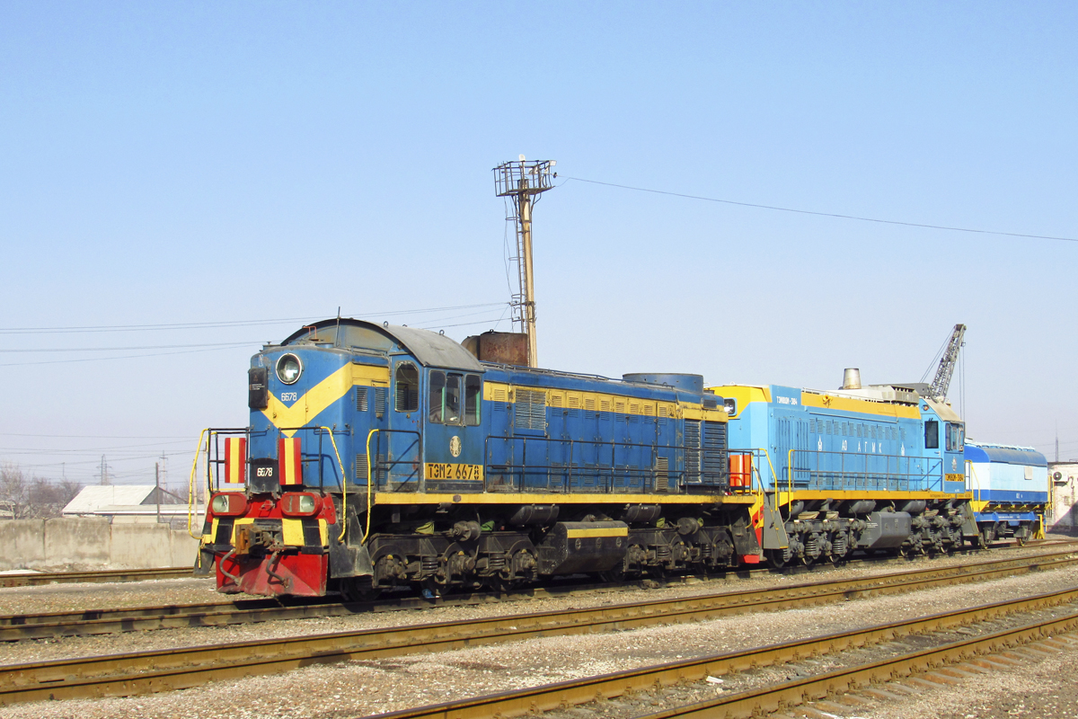 ТЭМ2-6678; ТЭМ18ДМ-3184