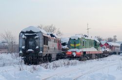 ЧМЭ3Т-6486 (Куйбышевская железная дорога); 2ТЭ116-1426А (Куйбышевская железная дорога)