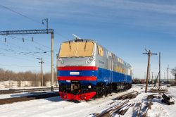 ТЭ33АС-0252 (Uzbekistan railways)