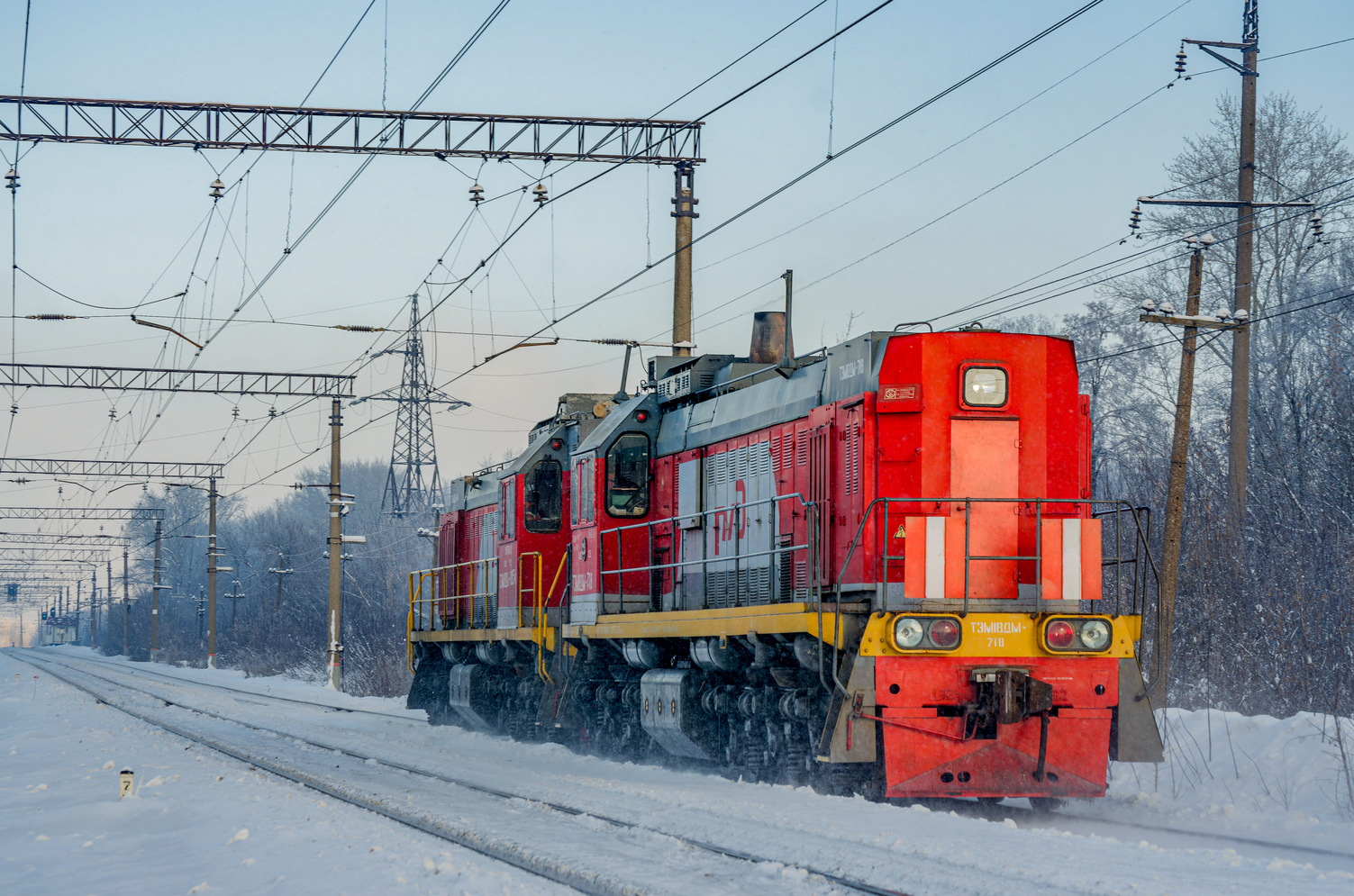 ТЭМ18ДМ-718