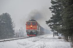 2ТЭ116-1445 (October Railway); 2ТЭ116-1103 (October Railway)