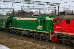 2ТЭ116-1480 (South-Eastern Railway); ТЭМ18ДМ-3638 (South-Eastern Railway)