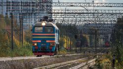 ДМ62-1856 (October Railway); ДМ62-1781 (October Railway); ТЭМ18ДМ-1587 (October Railway); ДМ62-1791 (October Railway)