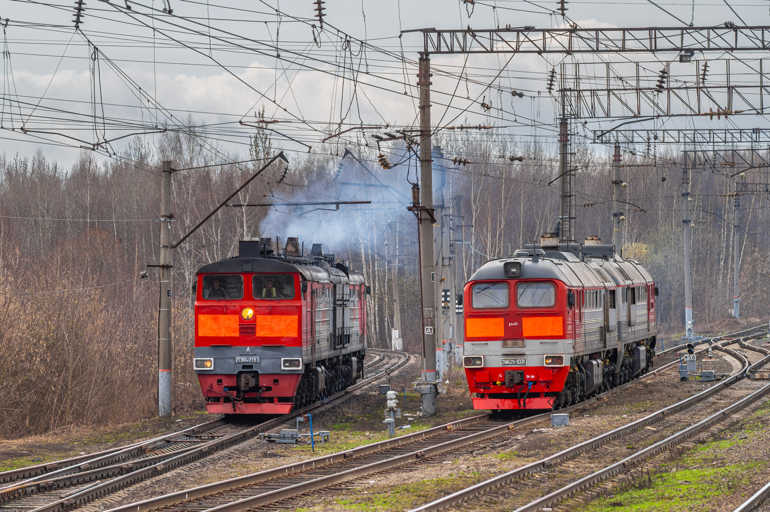 2ТЭ10М-2183; 2М62У-0321