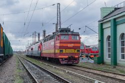 ЭП1М-614 (North Caucasus Railway); ЭП1М-572 (North Caucasus Railway); ЭП2К-404 (Moscow Railway); ЧС4Т-454 (Moscow Railway)