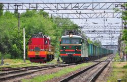 ЧМЭ3-2473 (Приволжская железная дорога); ВЛ80С-2034 (Приволжская железная дорога)